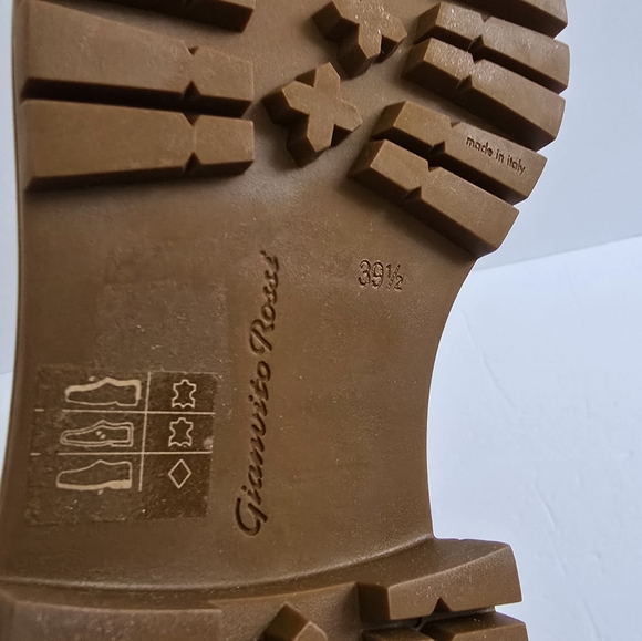 Gianvito Rossi Leather Ankle Boots Brown Size 39.5 - Picture 4 of 7